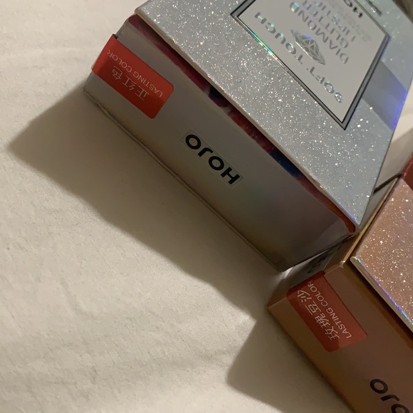 Rhinestone Diamond Silver and Gold Eyeshadow, Eyebrow Pencil and 2 Lipsticks NIB - Picture 10 of 16